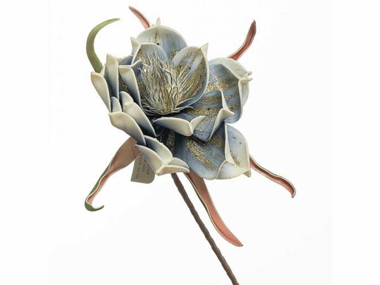 Magnolia c/glitter 72cm blu 1nhz1911