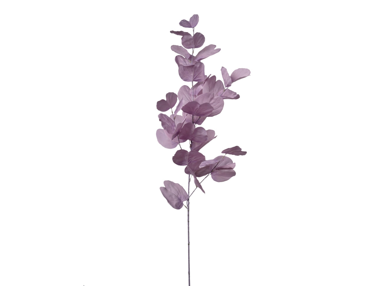 Eucalipto lavanda artificiale stelo flessibile con 3 rami, foglie in tessuto, 115 cm - Conti