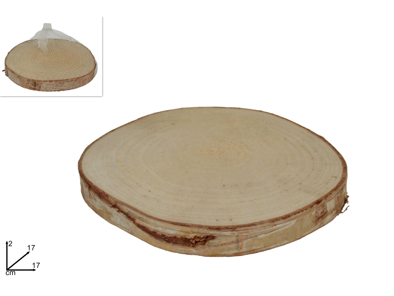 Base legno 17cm