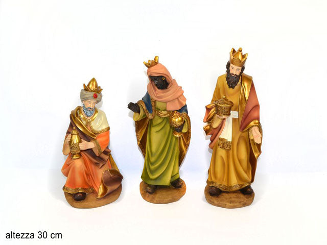 Figura 30cm re magi 3 pezzi gi004661