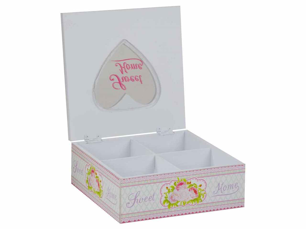 Scatola porta the sweet home cm18x18xh7