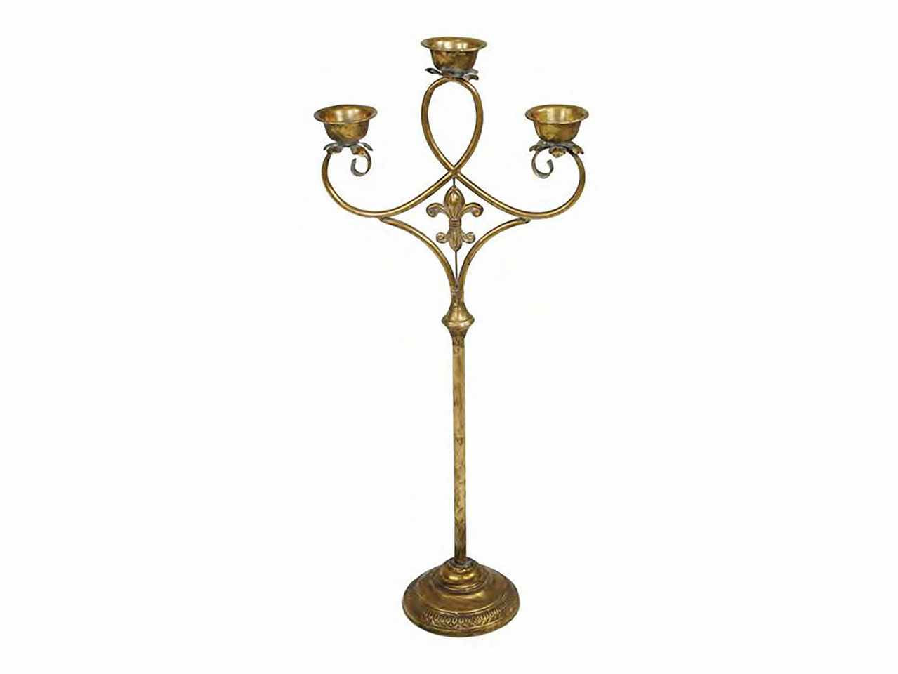 Porta candela oro 3b.41x20xh.97cm9144180000