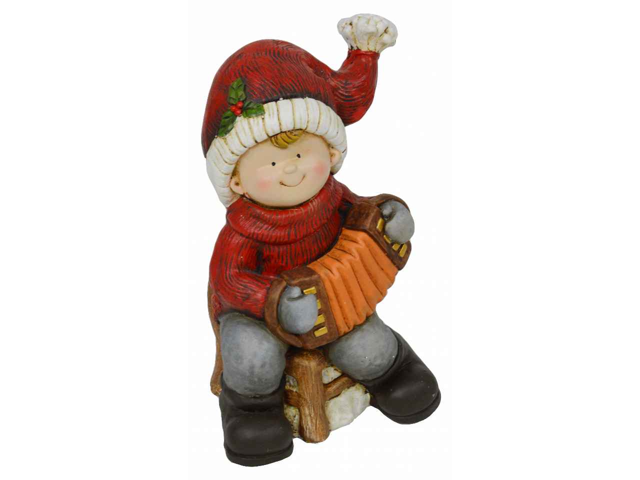 Bambino che suona fisarmonica nym-2022 cm22x18x36