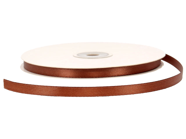 Doppio raso marrone 6mm.50mt. d0605