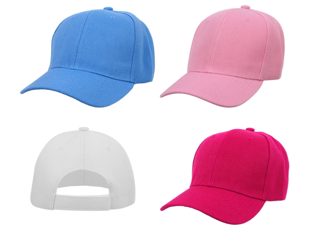 Cappello con visiera da ragazza 4 colori assortiti - M@rea