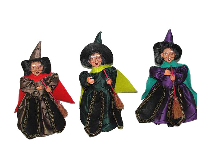 Befana 20cm con conten.plastica rita 640