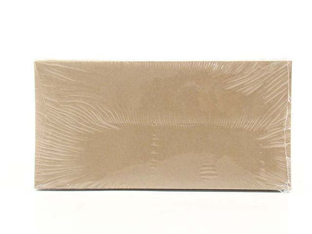 Buste in carta kraft avano taglio drittomisura 11x22cm - la confezione comprende 25 buste
