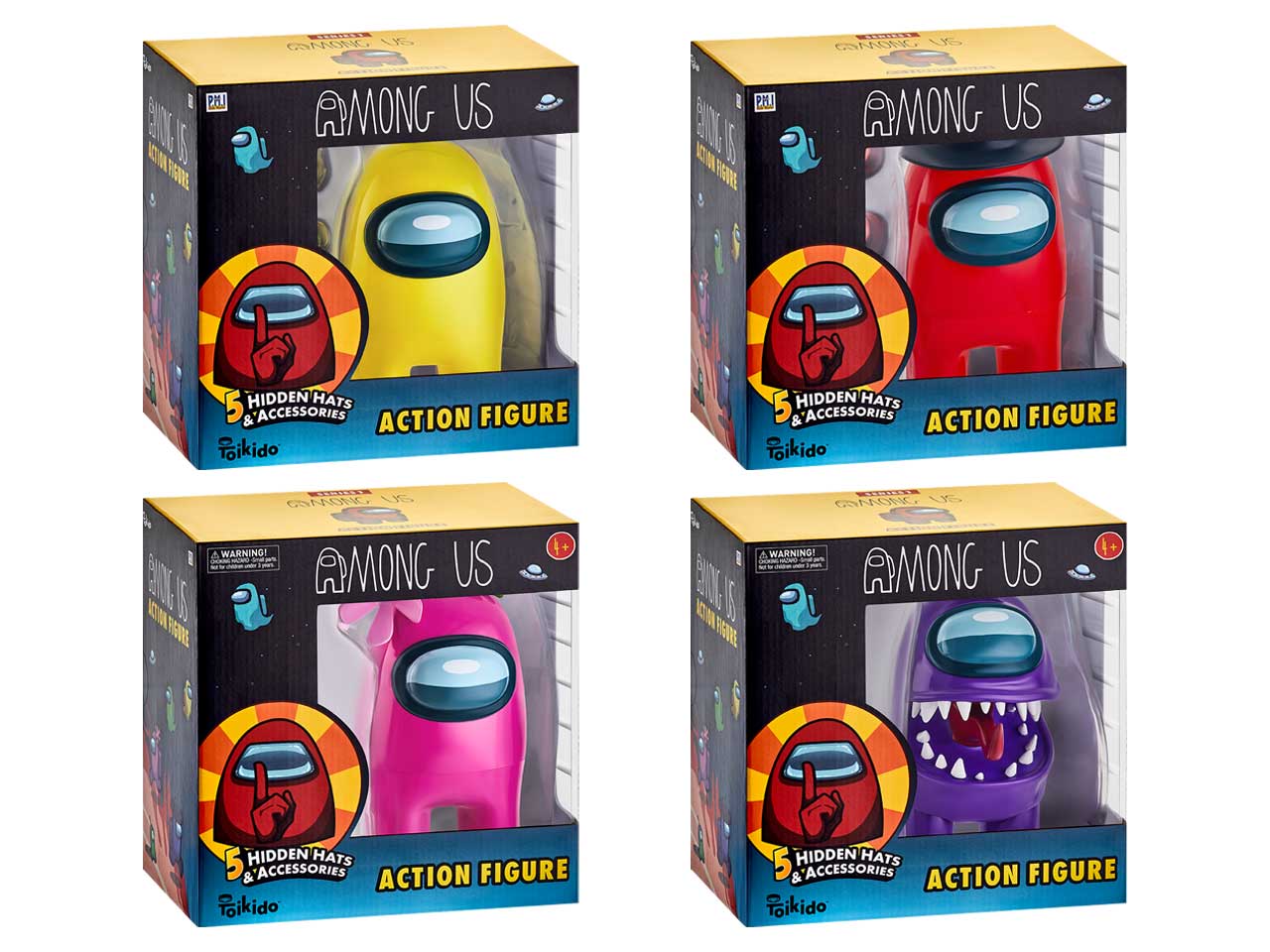 Among Us Crewmates 1 personaggio da 17 cm - Game Vision
