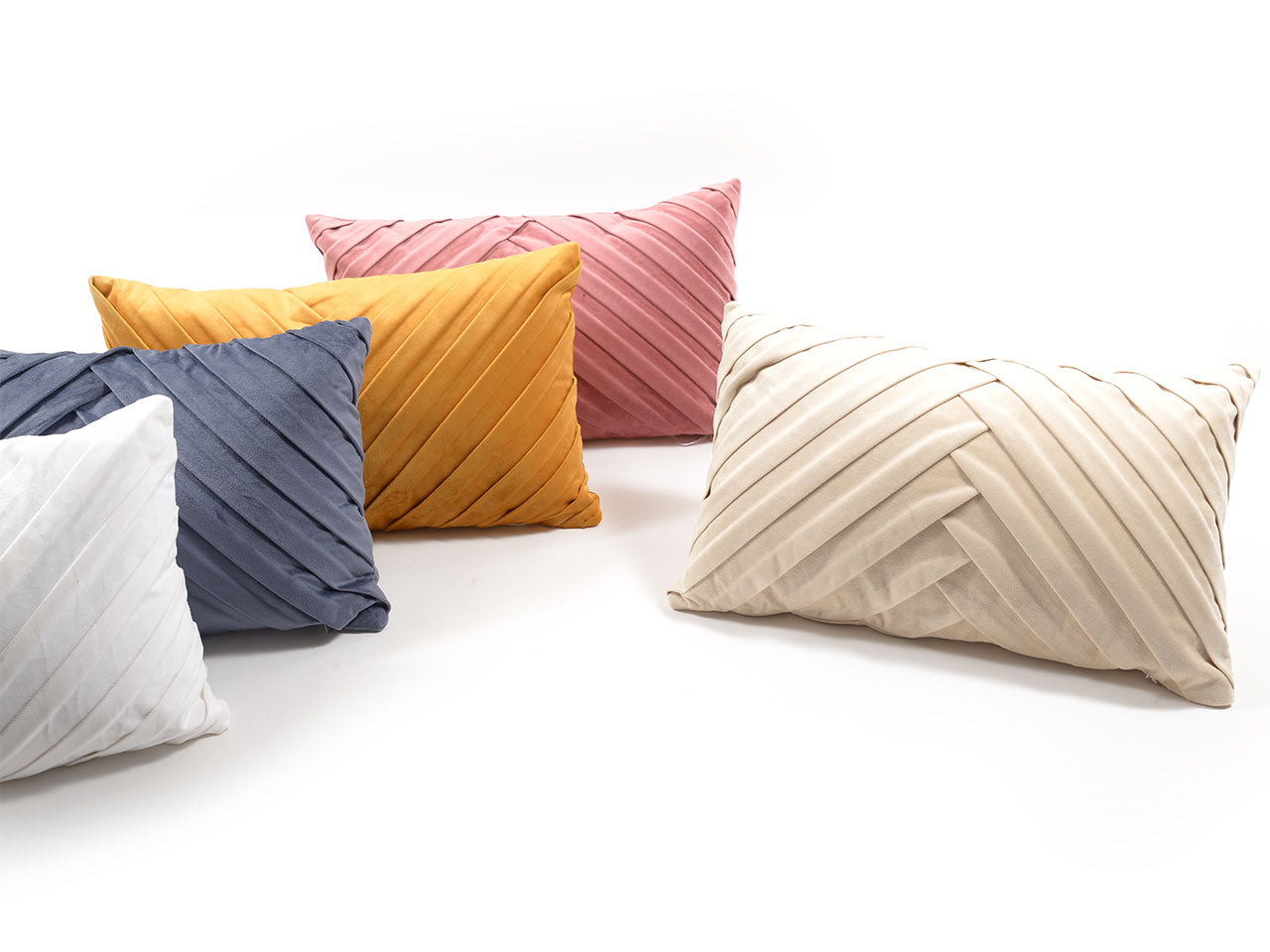 Cuscino linea top in velluto intrecciato misura 30x50cm assortito