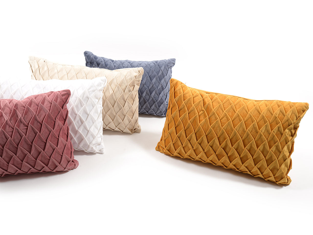 Cuscino linea top in velluto intrecciato misura 30x50cm assortito
