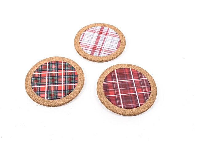 Decorazione tartan 20cm 37541