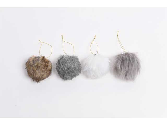Sfera 7cm fur assortita 52537 $