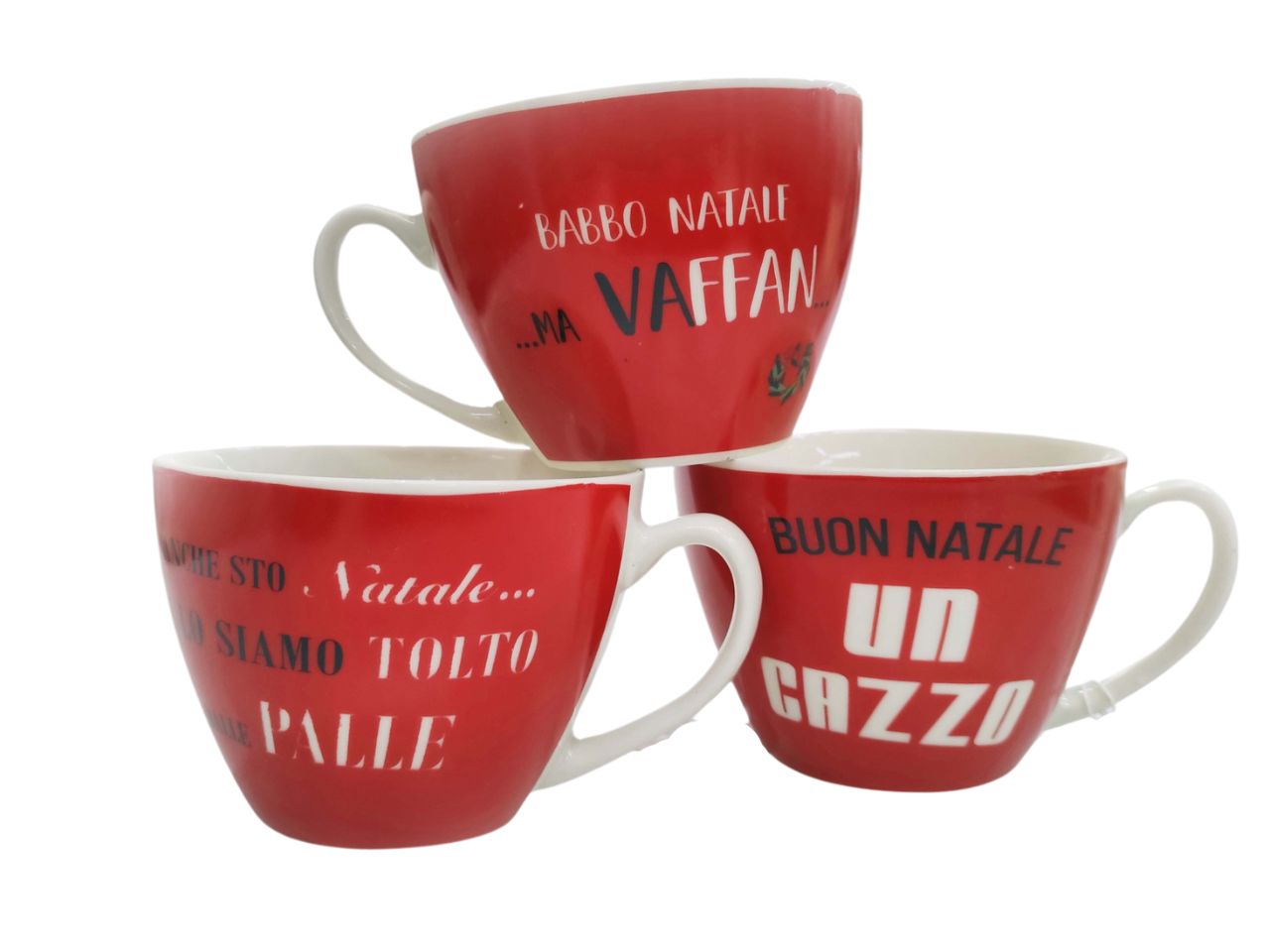 Tazzone in porcellana "che tazza vuoi" 400ml 14,3x11,2xh.8,5cm