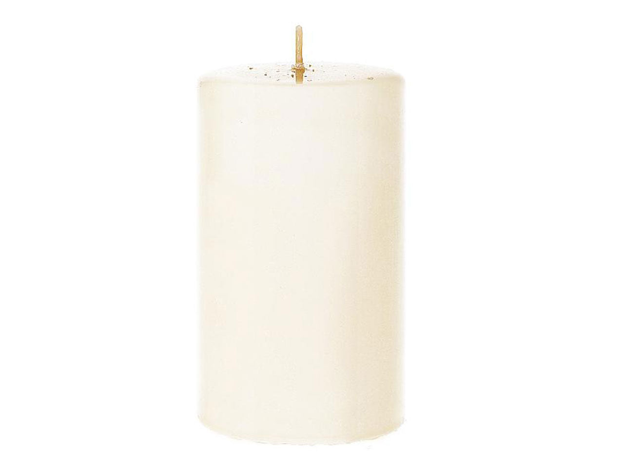 Candela pillar lucida avorio h.15xd.8cm