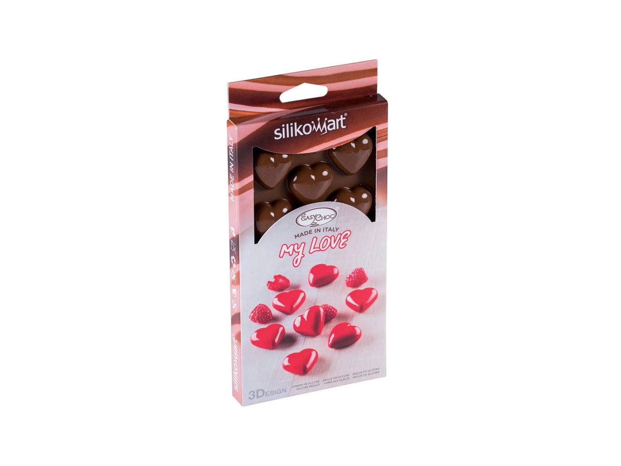 Stampo in silicone per cioccolatini 3d