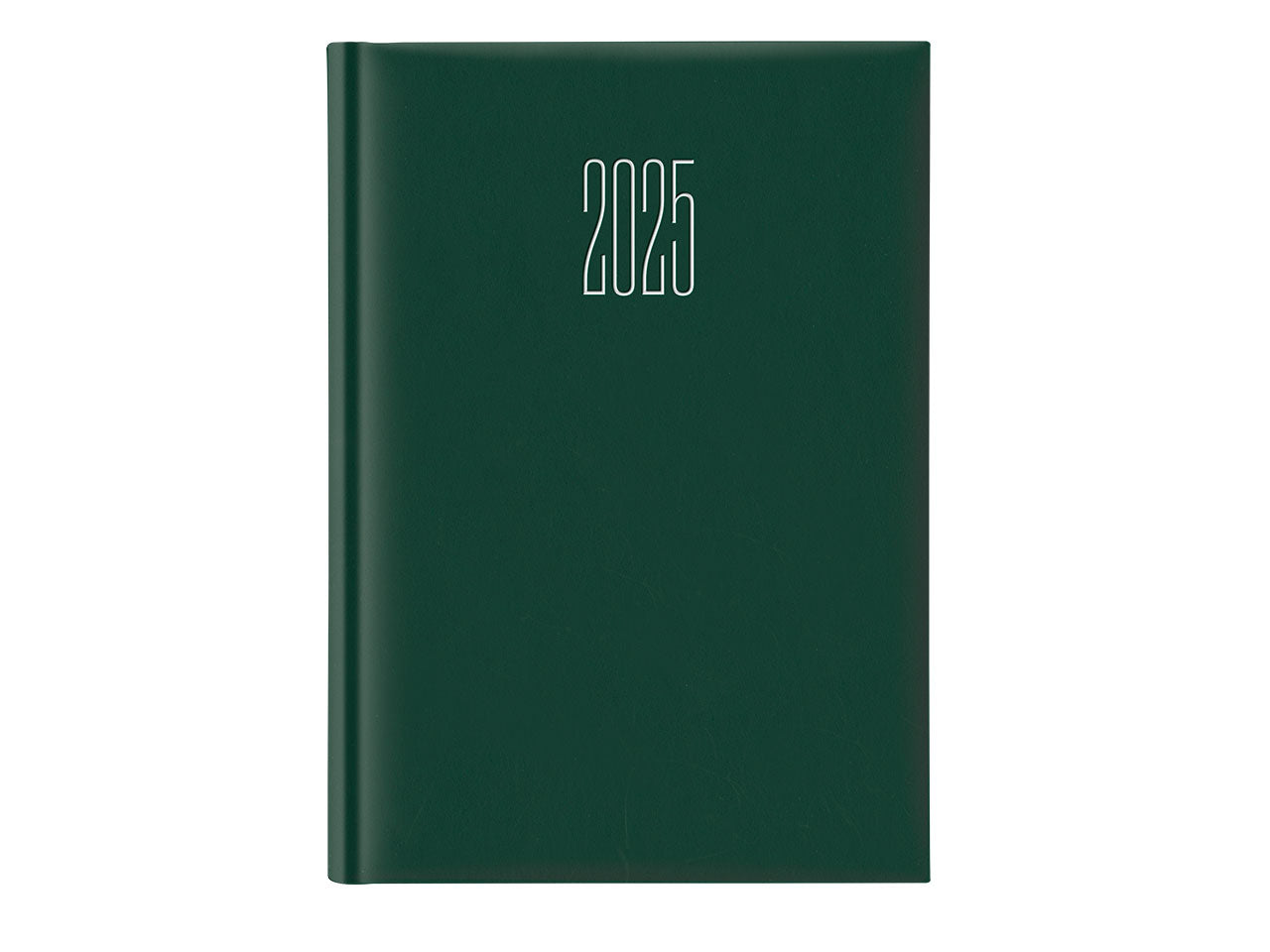 Agenda 14,5x20,5 giornaliera senza domenica gommata verde