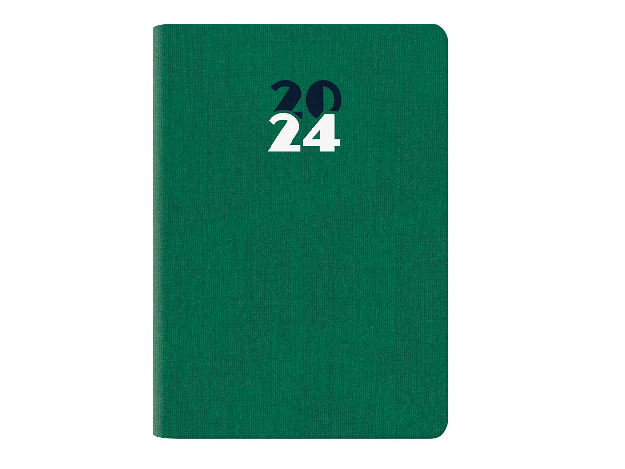 Agenda bigiornaliera misura 7x10cm caribe verde