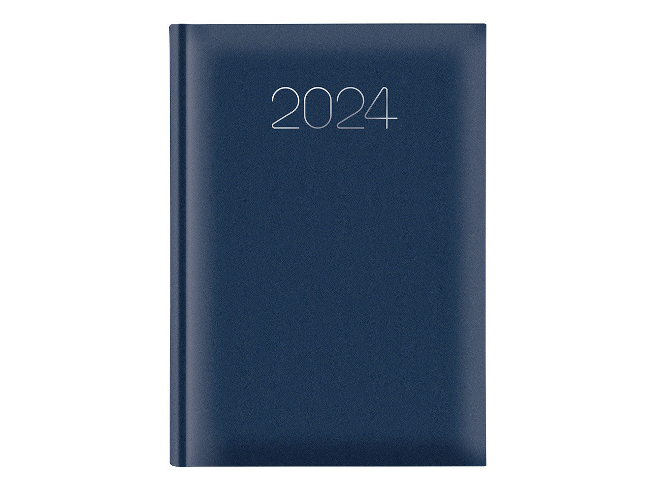 Agenda giornaliera misura 14,5x20,5cm sabato e domenica abbinati gommato blu