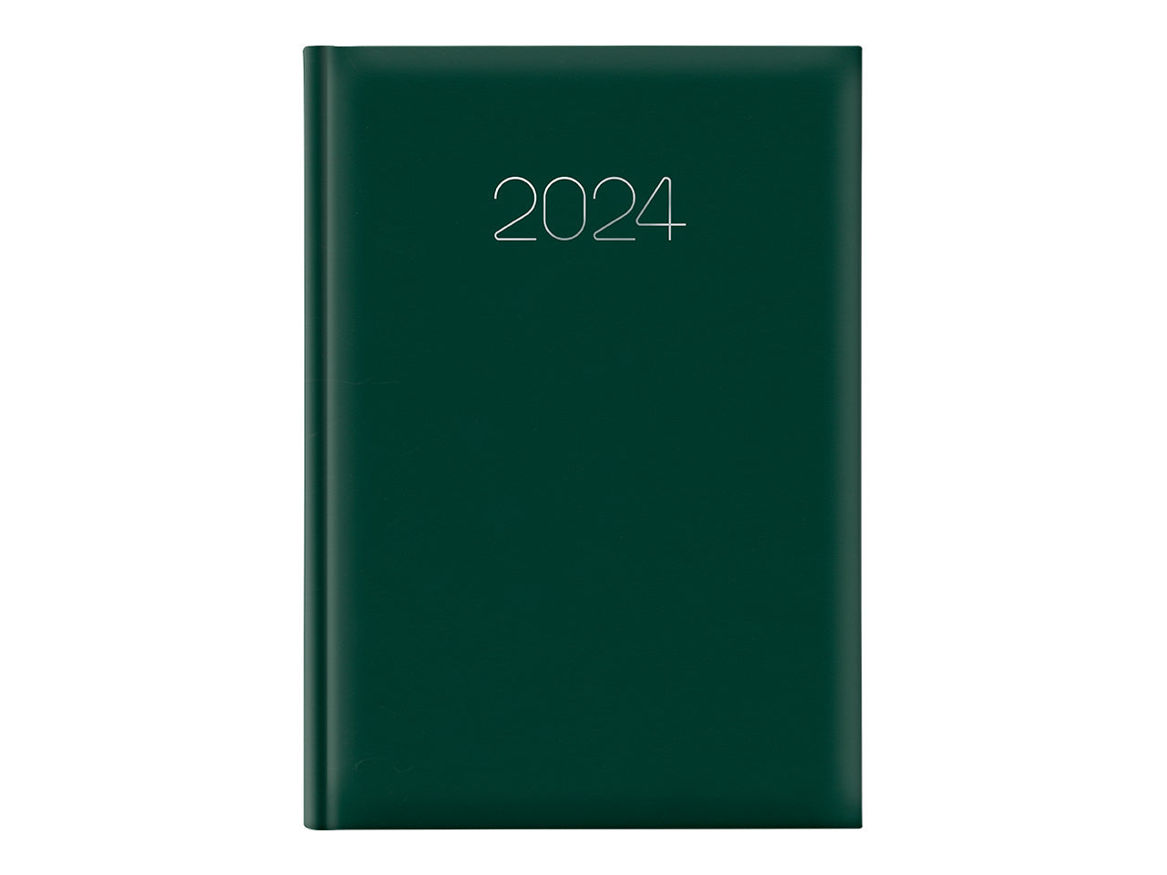 Agenda giornaliera misura 21x29,7cm gommato verde
