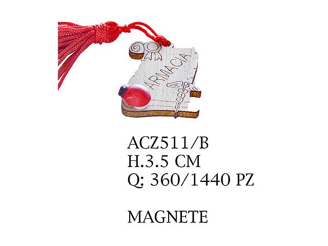 Magnete laurea farmacia h.3,5 acz511/b