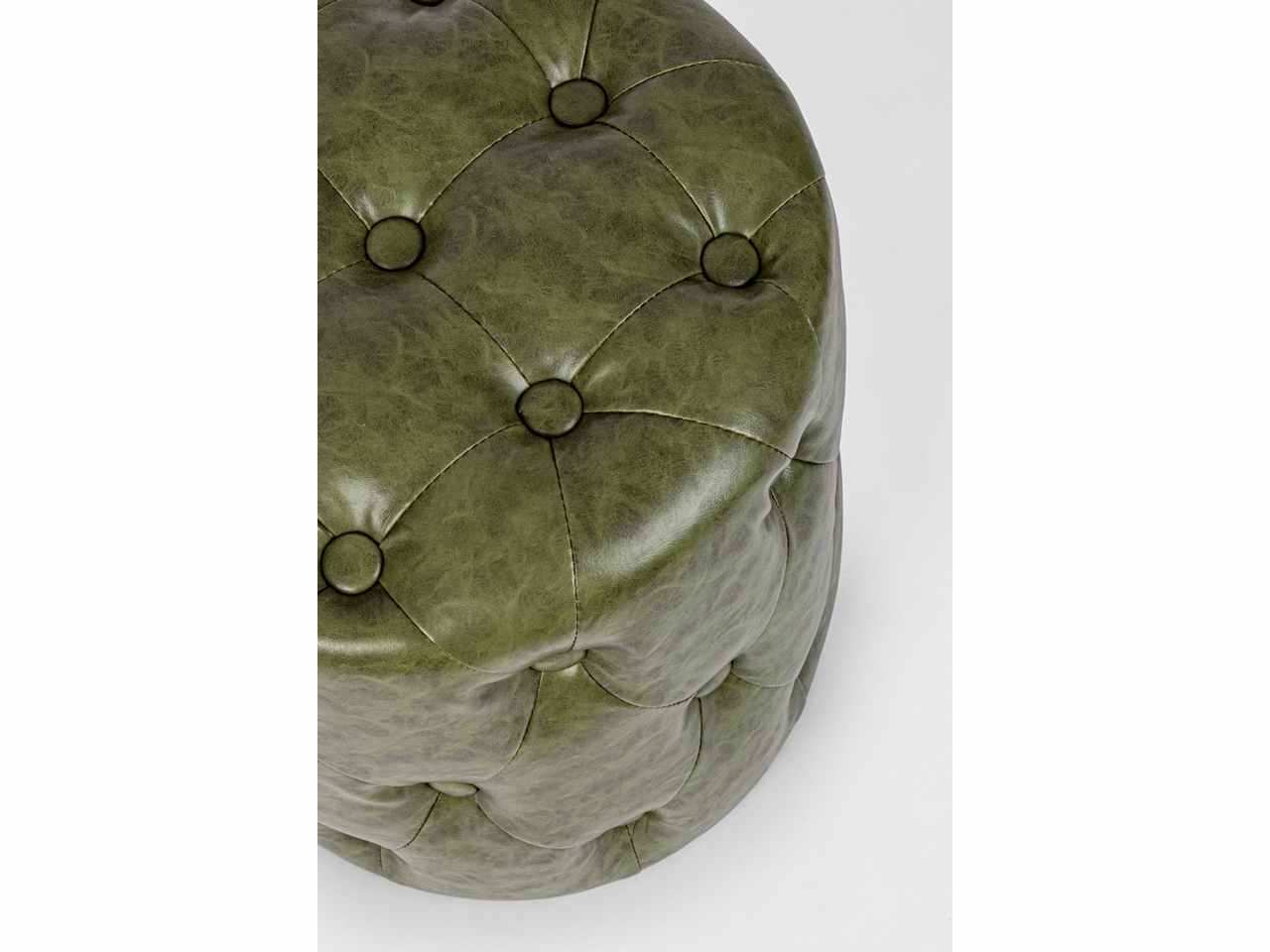 Pouf linea batilda colore verde scuro