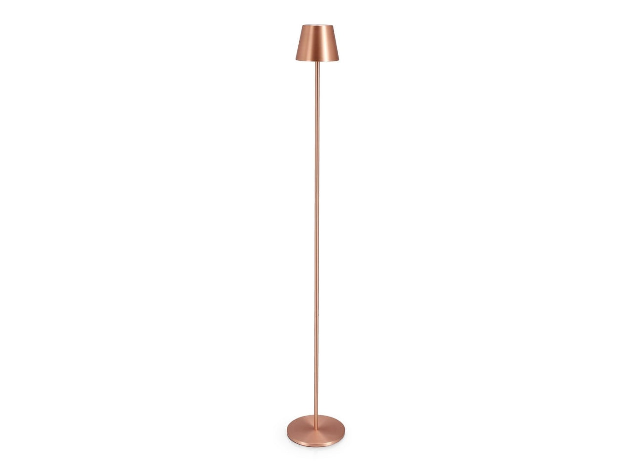 Piantana led bianco caldo in metallo trattato bronzo moderna - Ø17x115h cm - Bizzotto