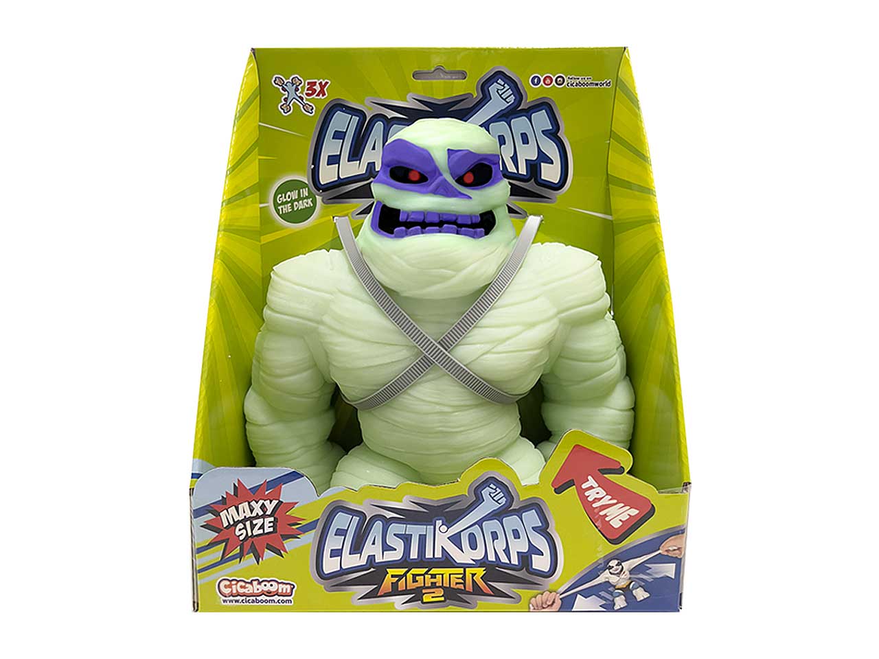 Maxi Papyrus personaggio MAXY SIZE degli Elastikorps Fighter 2