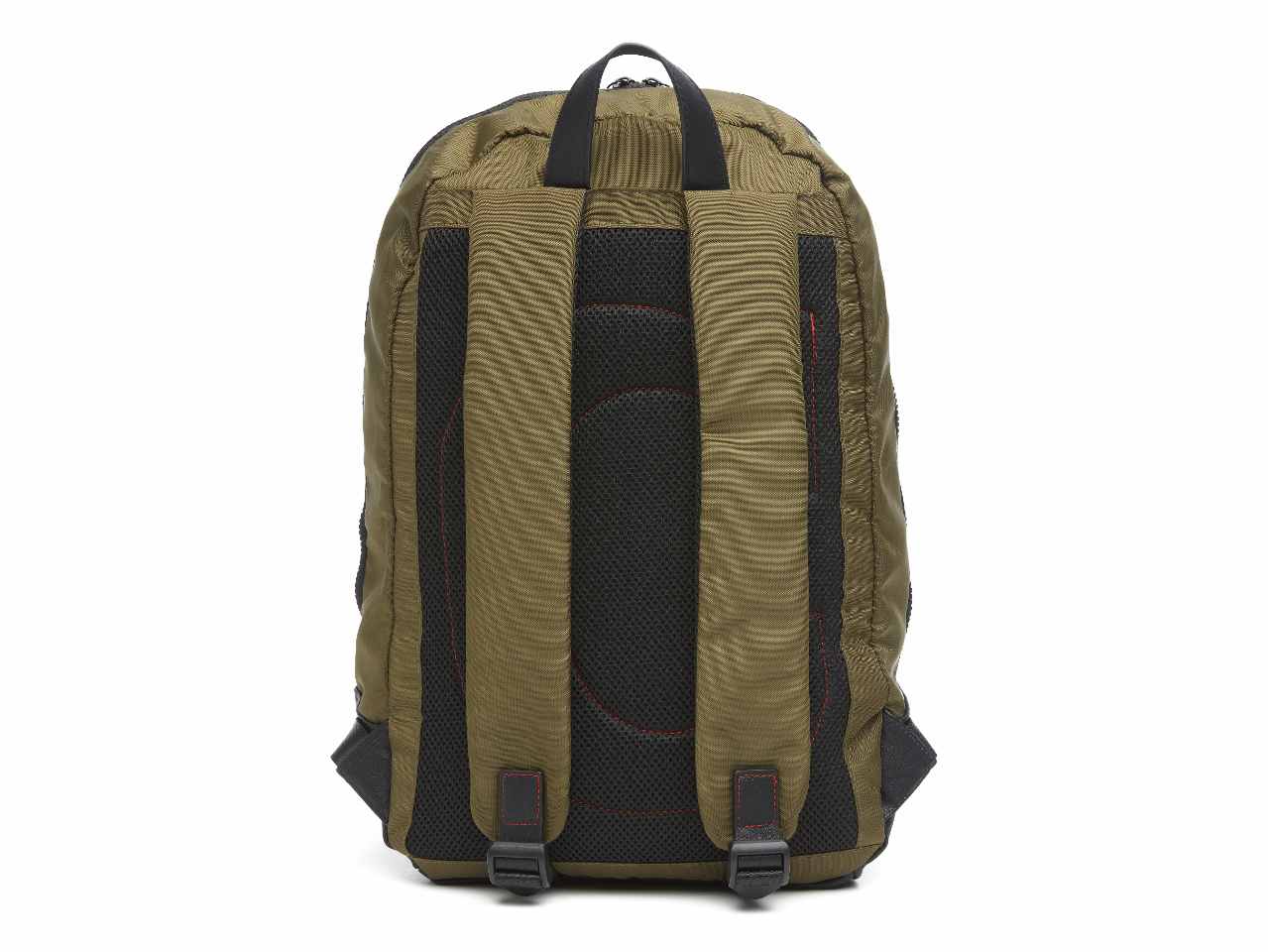 Borsa da uomo b-tech collection zaino colore verde militare composizione: 100% pelle sintetica