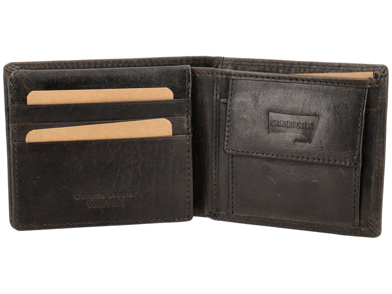 Portafoglio da uomo parker collection colore nero composizione: 100% pelle
