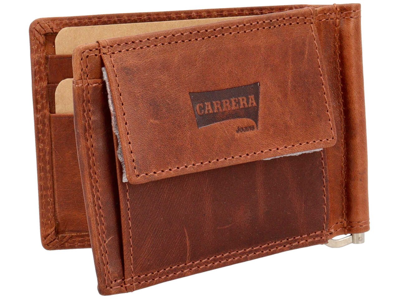 Portafoglio da uomo parker collection colore marrone composizione: 100% pelle