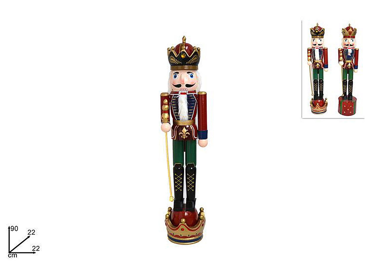 Schiaccianoci 90cm mo003417 $