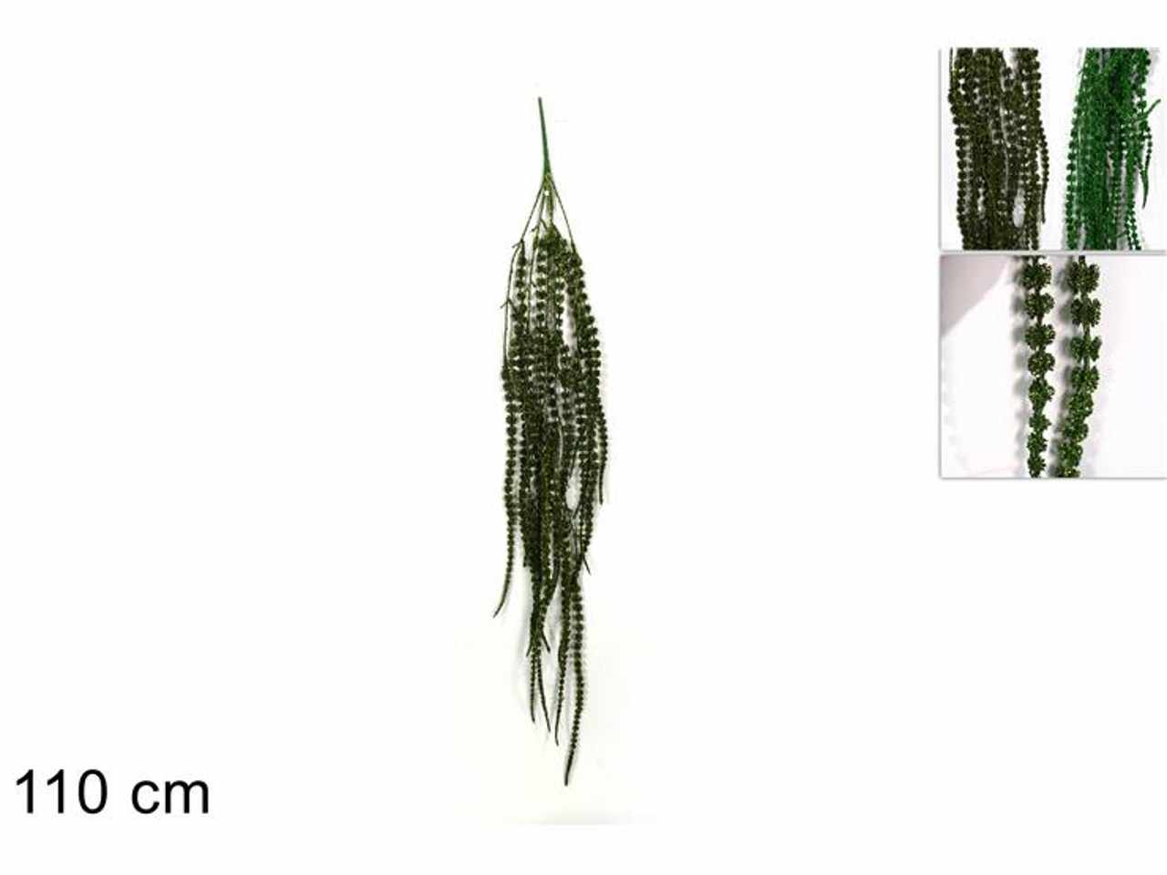 Ramo pendente 110 cm verde