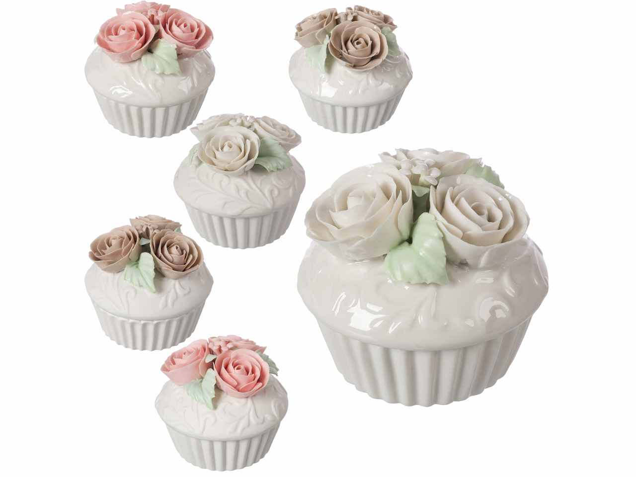 Rosemary cupcake 6 ass 8,5x9cm jm10197
