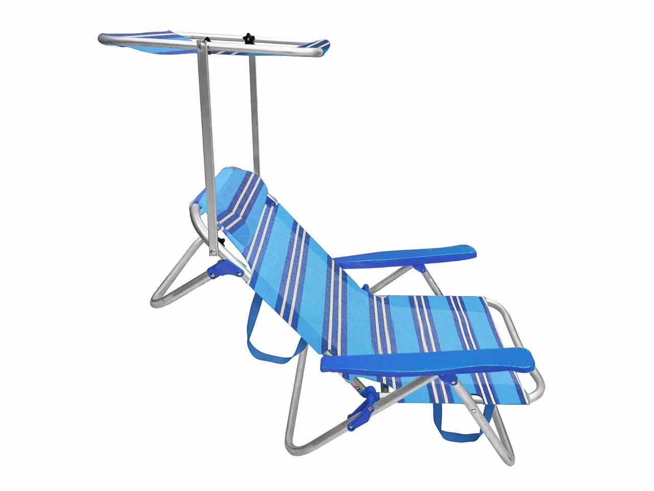 Spiaggina alluminio e text.61x54x83 bch03-2