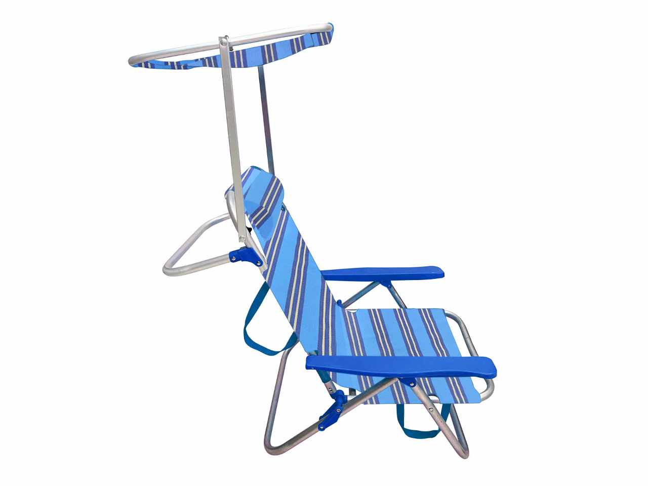 Spiaggina alluminio e text.61x54x83 bch03-2