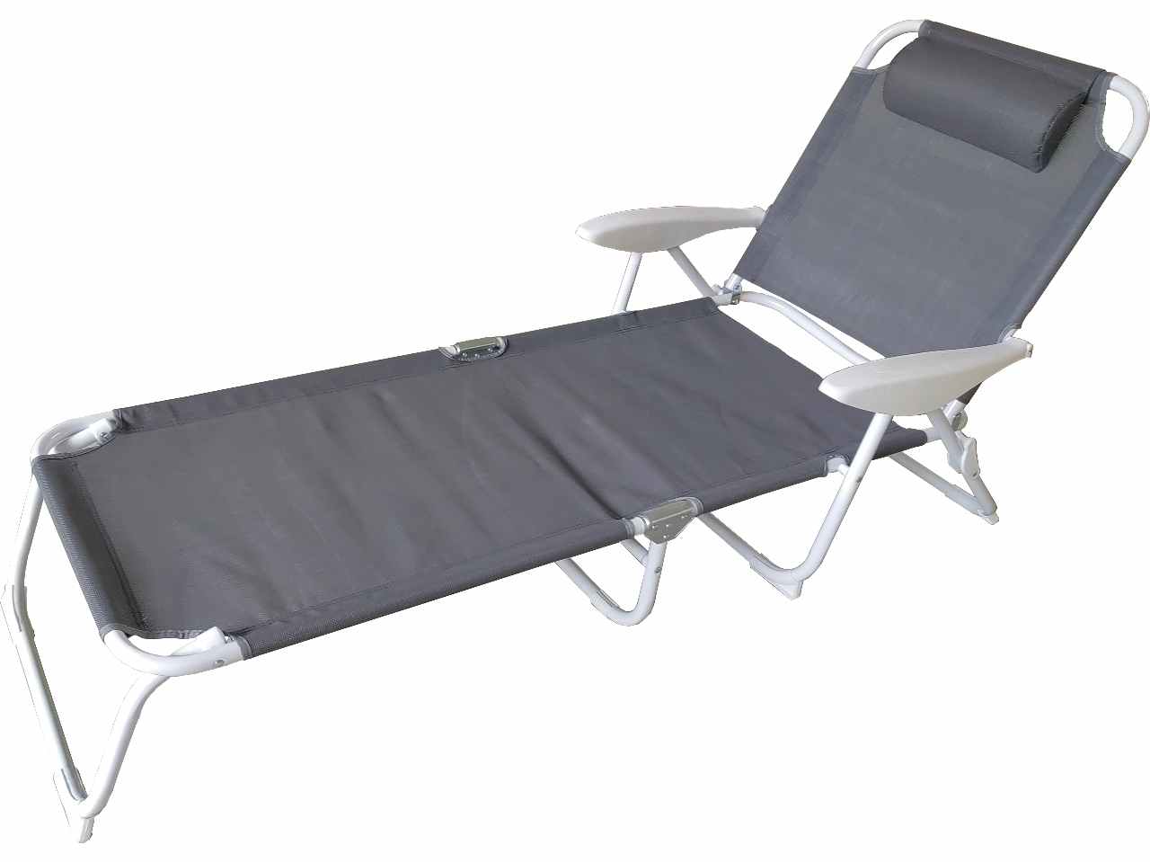 Lettino acciaio e textilene c/cuscino 4319001 $