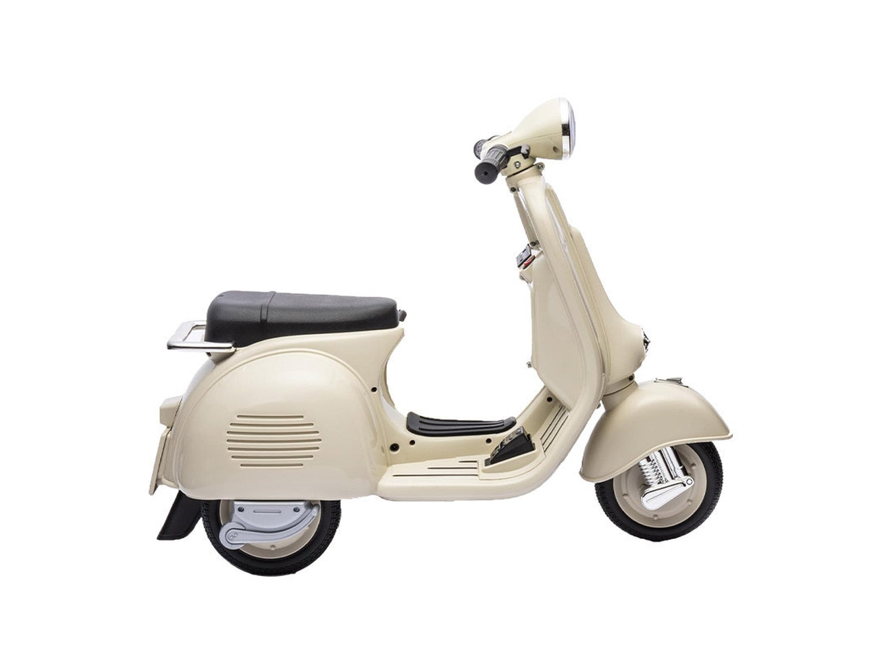 Vespa vintage, moto elettrica per bambini con suoni e bluetooth, 3+ anni