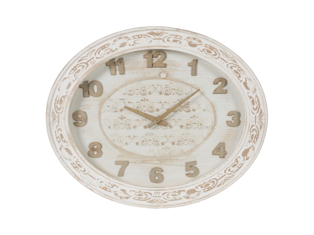 Orologio ovale maya 60x5x50cm