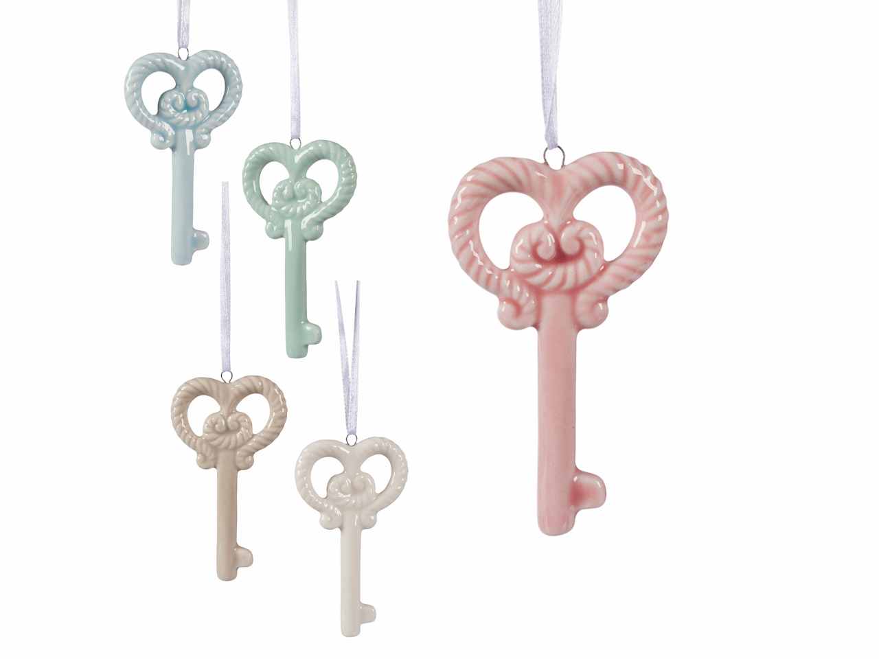 Chiave con magnete 4,5x4,5x8cm in 5 assortimenti