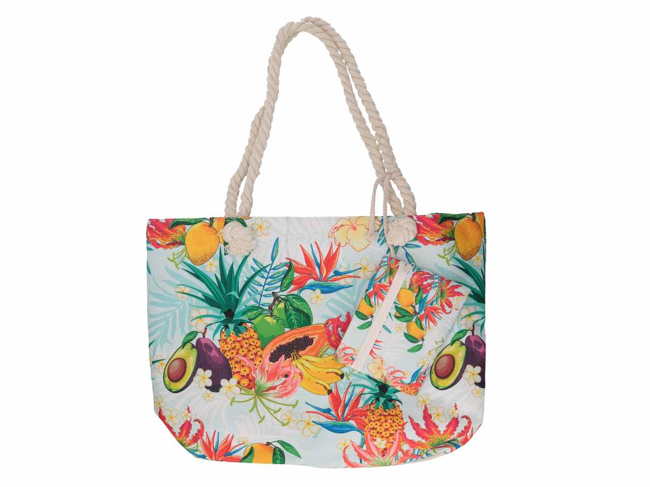 Borsa spiaggia frutta in tessuto