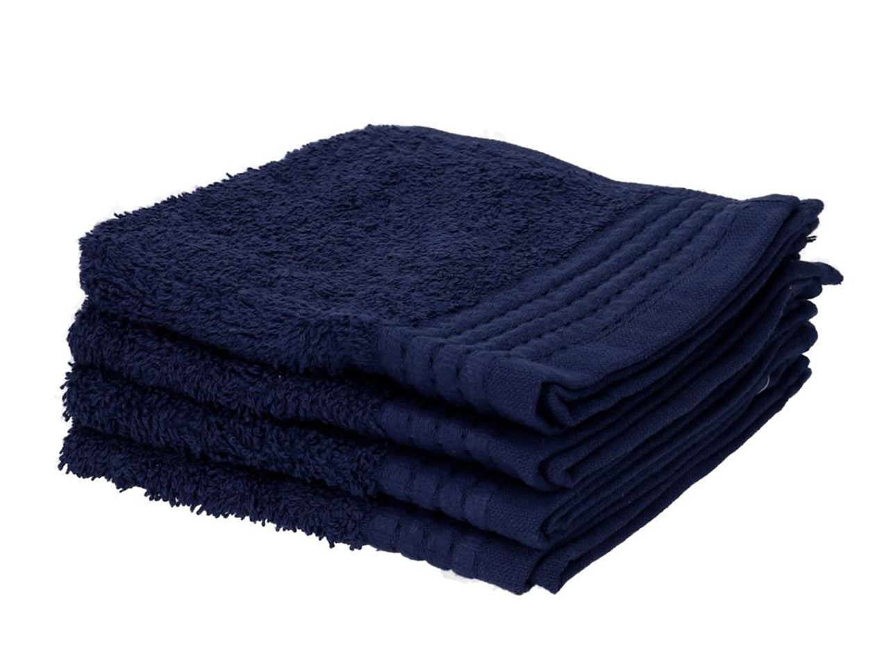 Asciugamano lavetta 30x30 - la confezione comprende 4 lavette colore blu