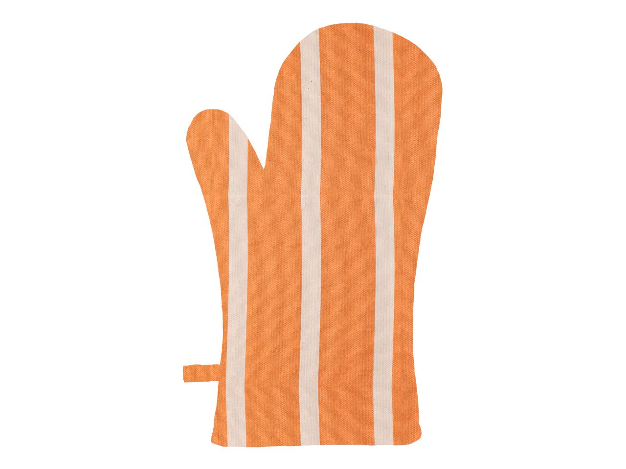 Guanto da cucina pop righe colore arancione cm18x32