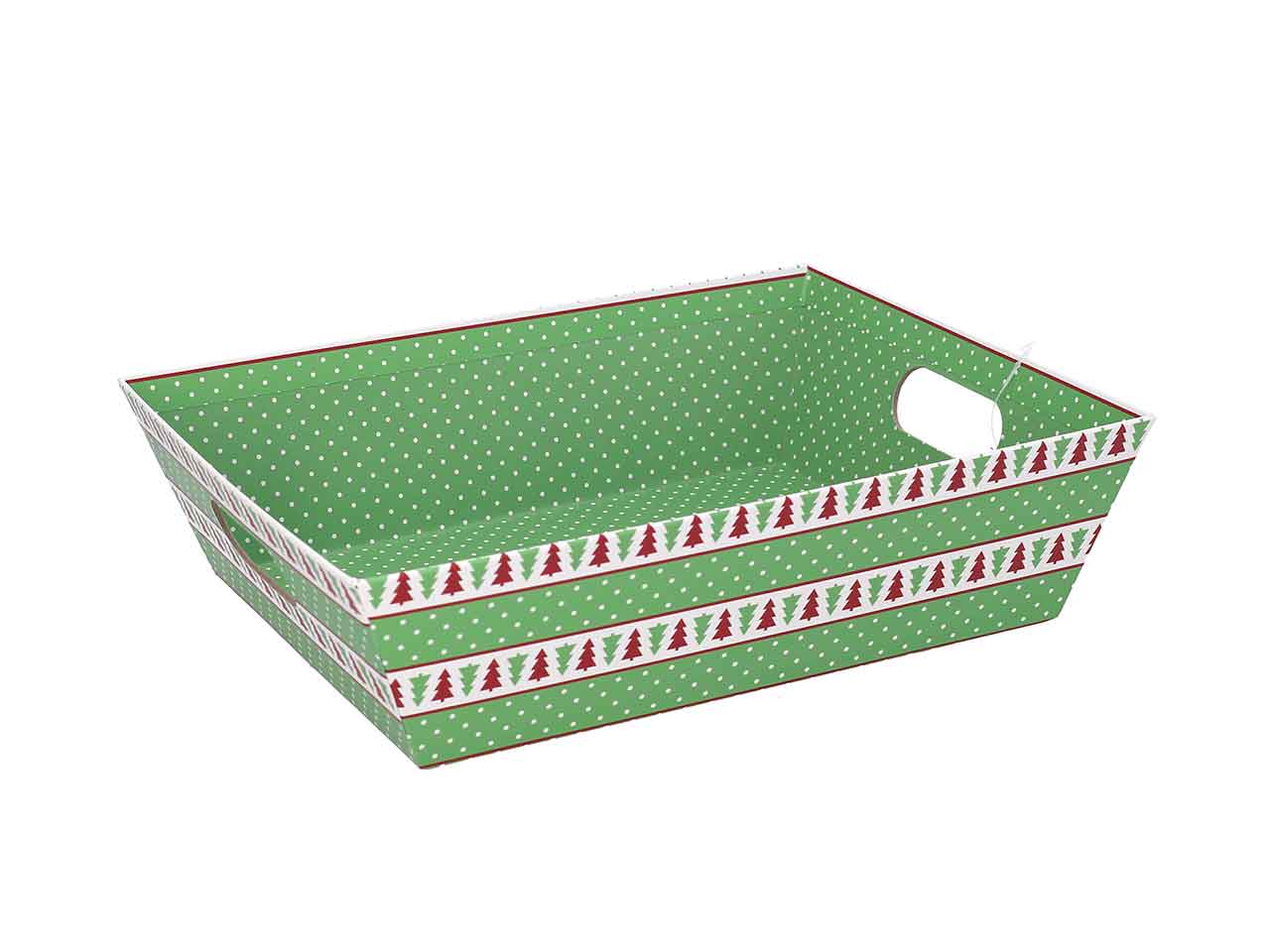 Cesta alberi verde 38x23xh7 9376050000