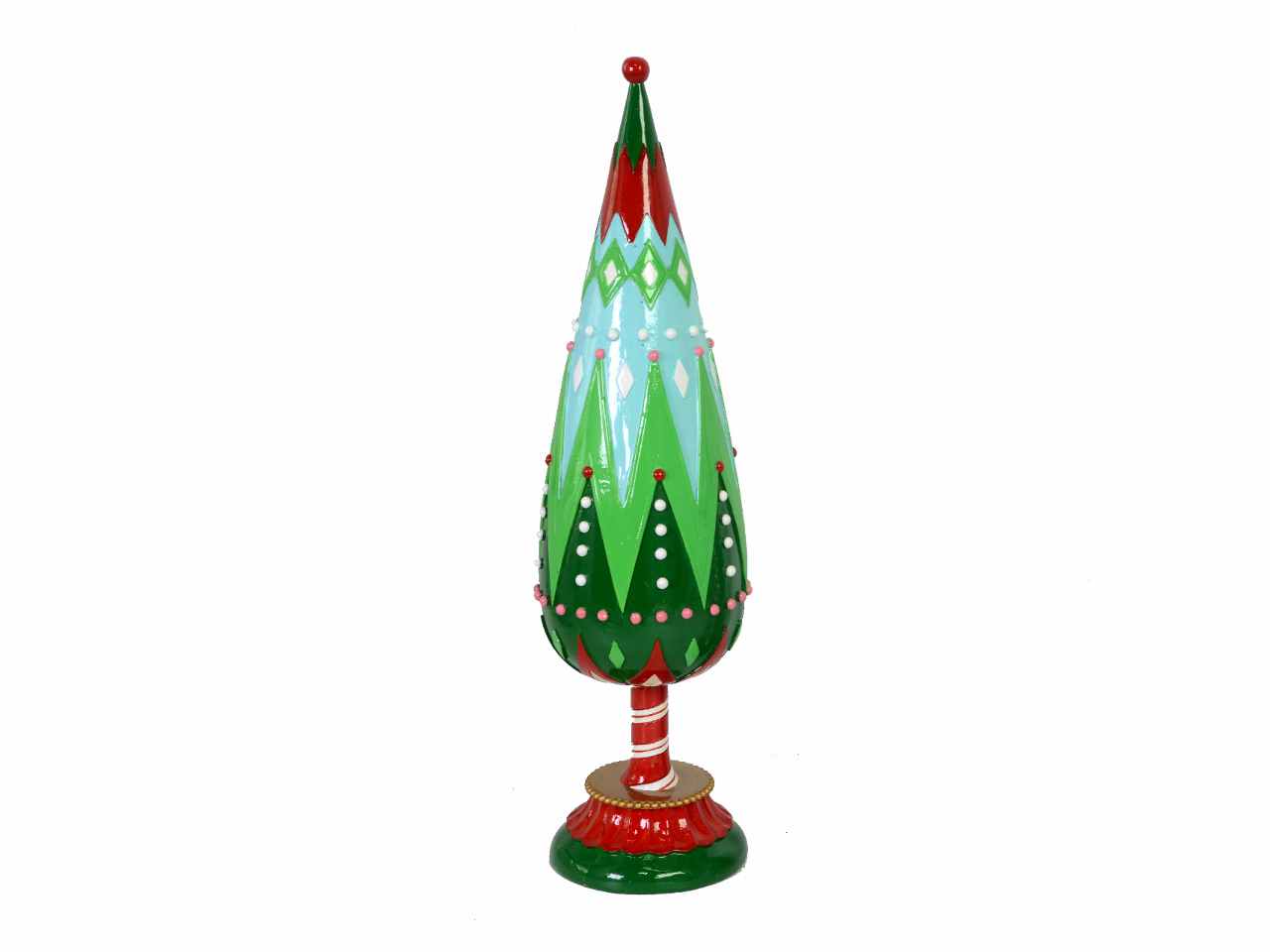 Albero resina verde 12,8x46,7cm