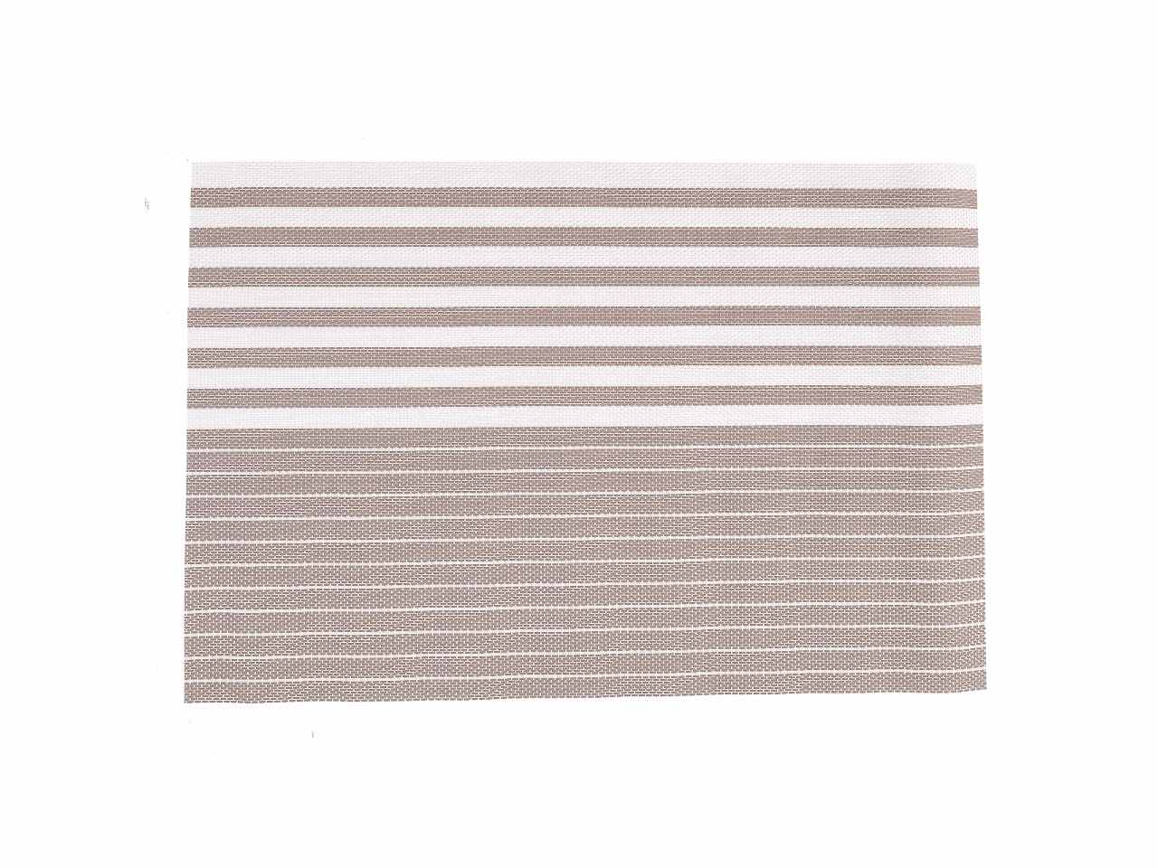 Tovaglietta in plastica confezione da 4 pezzi assortiti con disegno righe 45x30cm