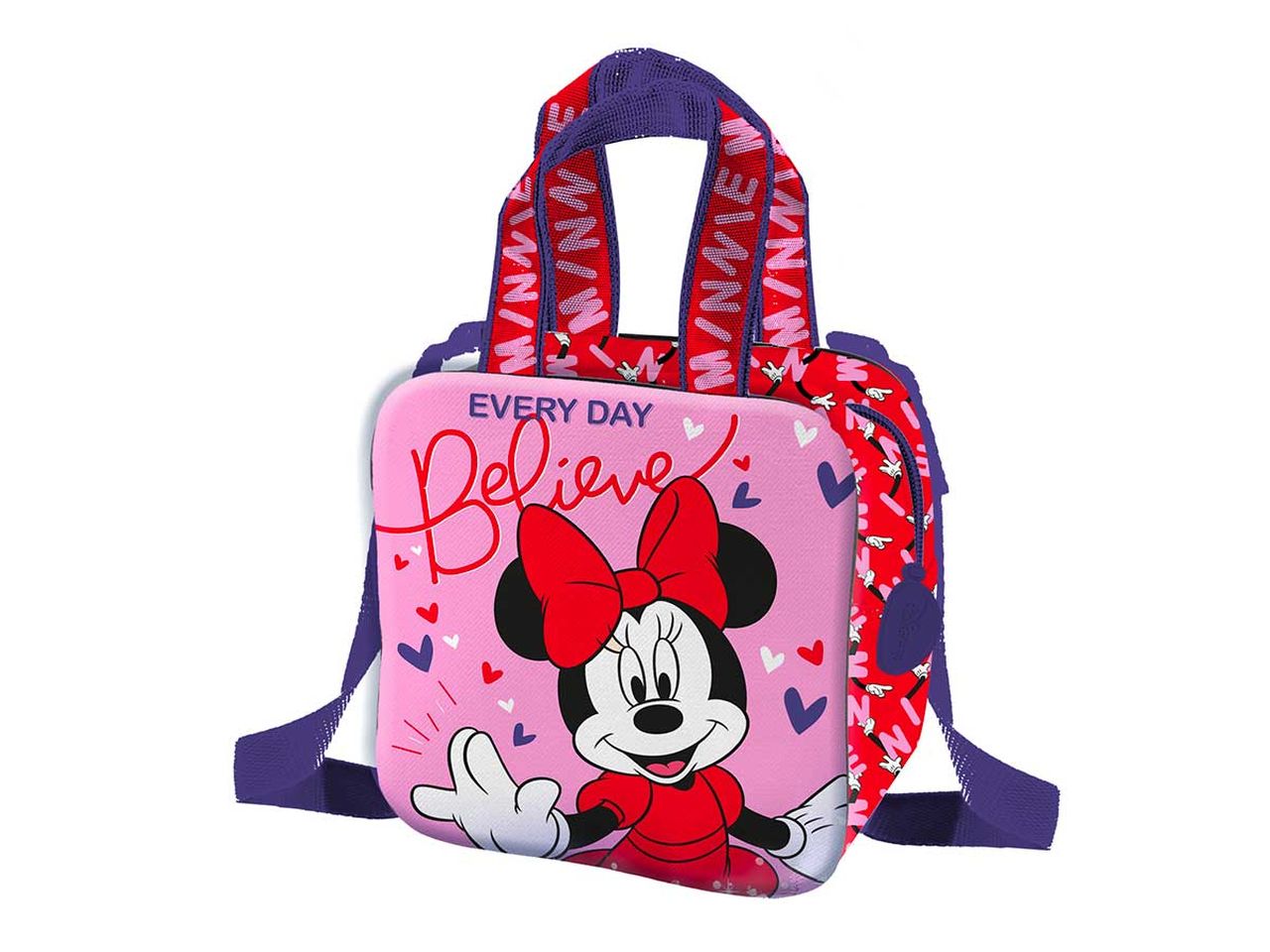 Borsa con due manici di minnie