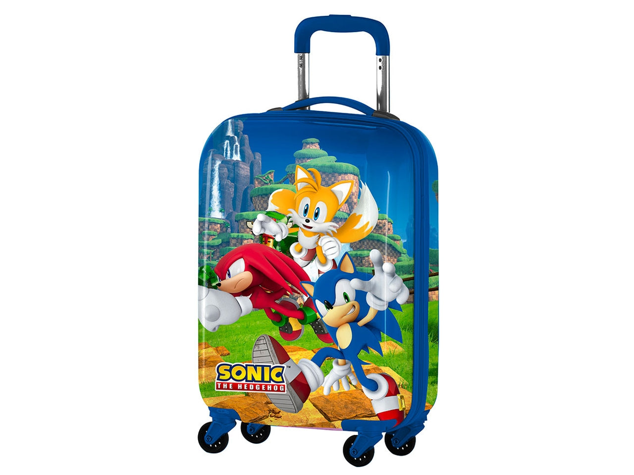 Trolley Sonic in abs e metallo multicolor a 4 ruote - Coriex