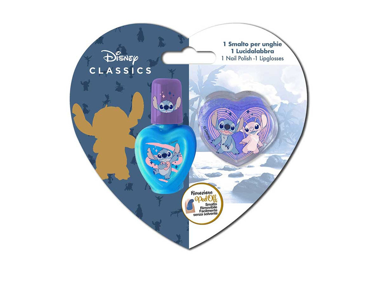 Smalto e lucida labbra Stitch celeste - Coriex