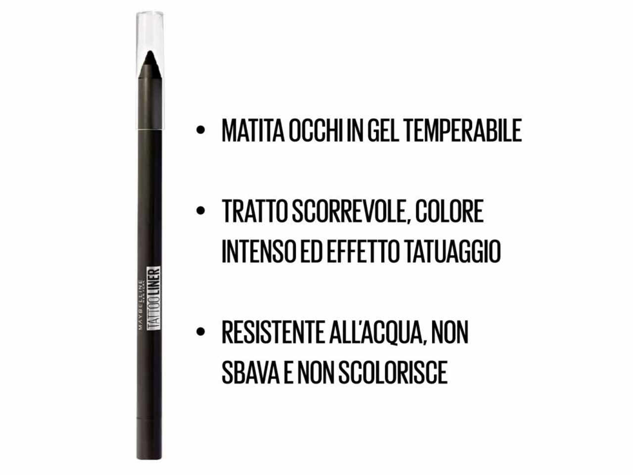 Maybelline urban jungle set regalo. contenuto: pochette in texture zebrata, sky high mascara volume e lunghezza, tattoo liner gel pencil matita occhi nera a lunga durata