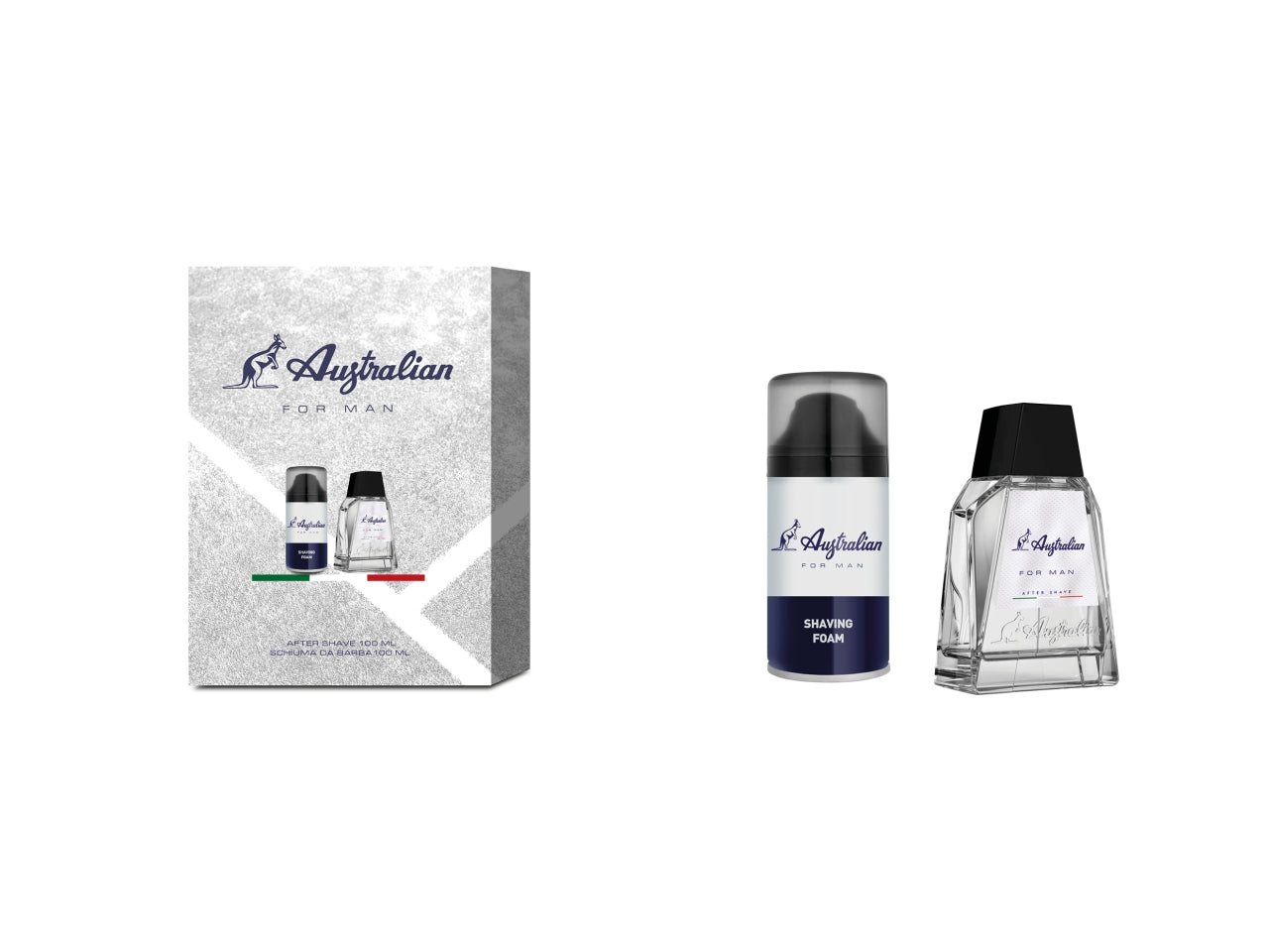 Australian bianco after shave nudo + schiuma da barba